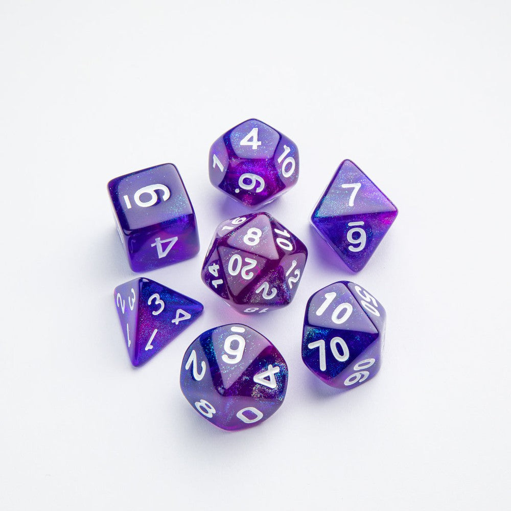 Galaxy Nebula RPG DiceSet (7)