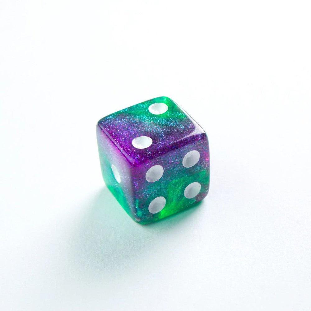 Galaxy Series Aurora D6 Dice Set 16 mm (12)