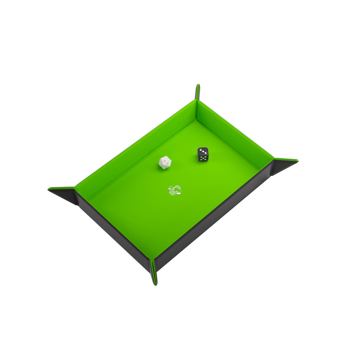 Gamegenic Magnetic Dice Tray Rectangular Black/Green