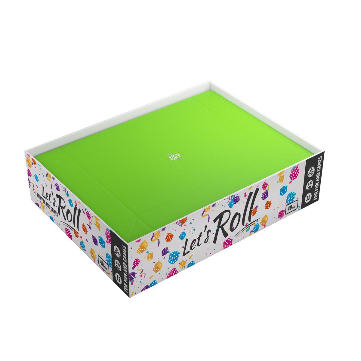 Gamegenic Magnetic Dice Tray Rectangular Black/Green