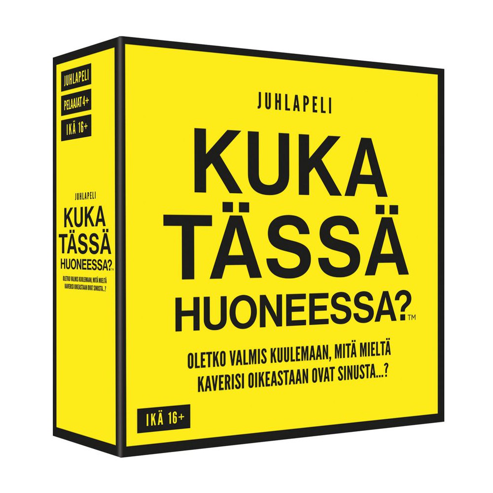 Kuka tässä huoneessa?