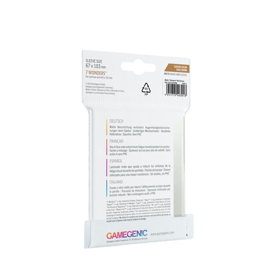 Matte 7 Wonders Sleeves 67x103 mm