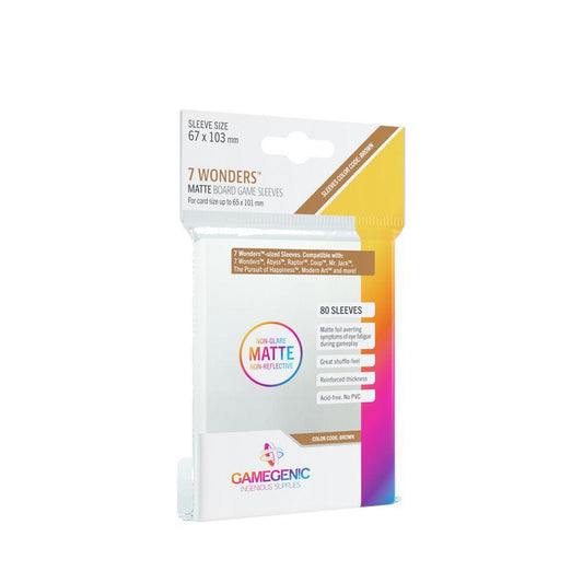 Matte 7 Wonders Sleeves 67x103 mm