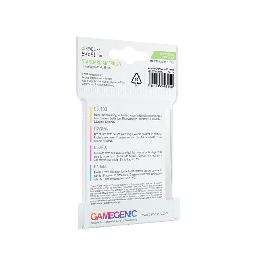 Matte Standard American Sleeves 59x91 mm