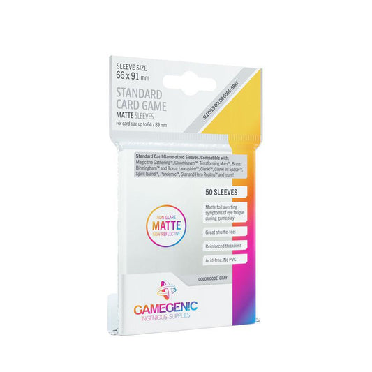 Matte Standard Card Game Sleeves 66x91 mm