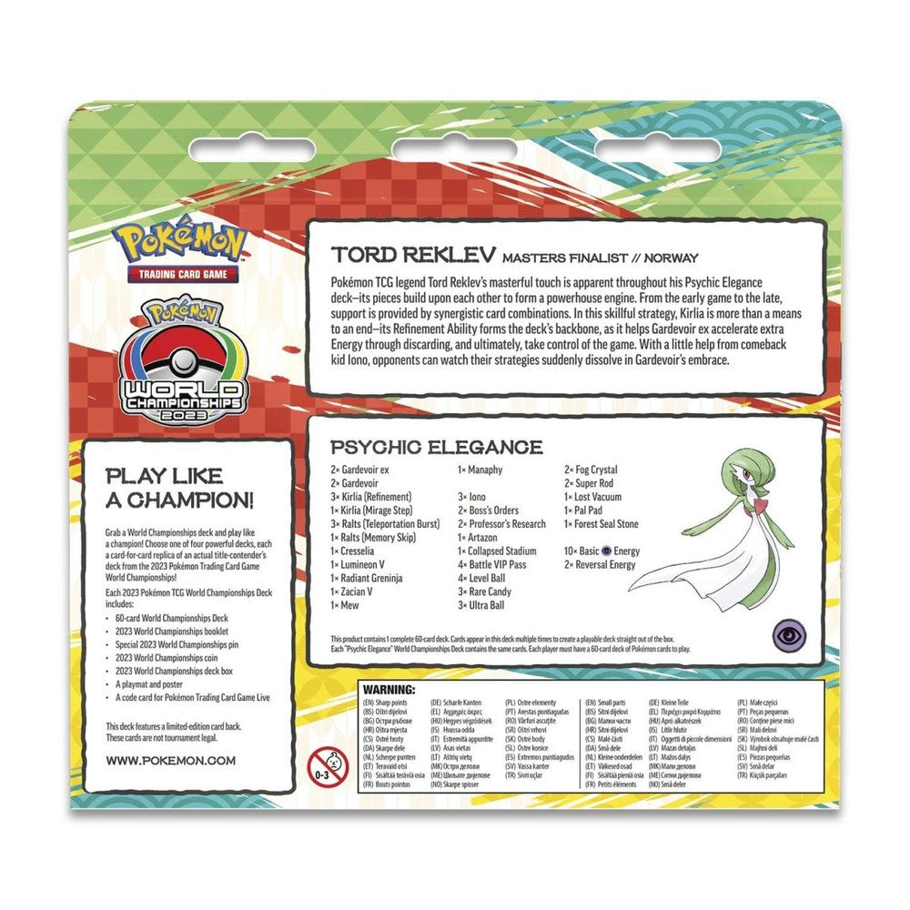 Pokemon 2023 World Championships Deck: Tord Reklev (Psychic Elegance)