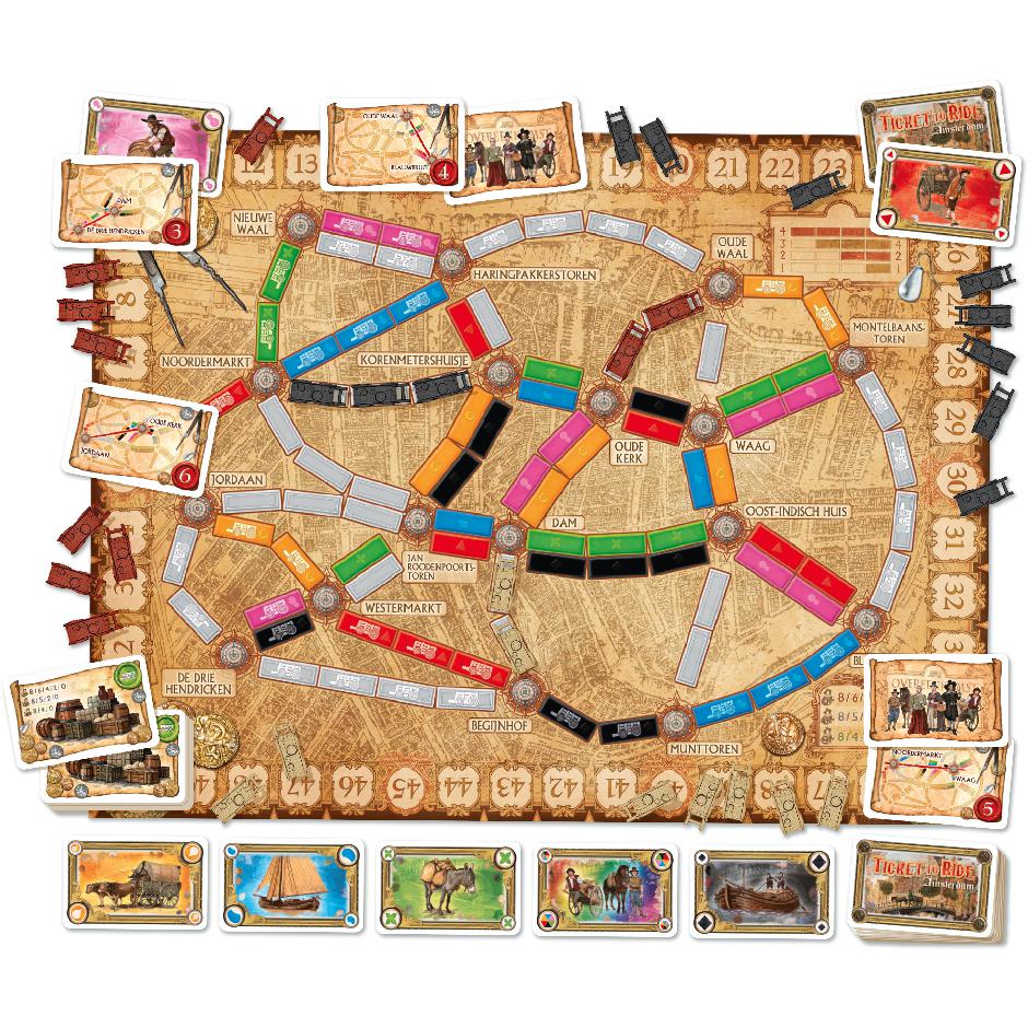 Ticket to Ride: Amsterdam (Suomi)