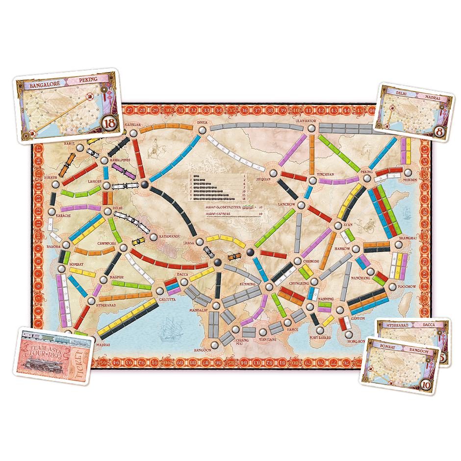 Ticket to Ride Map Collection: Volume 1 - Team Asia & Legendary Asia