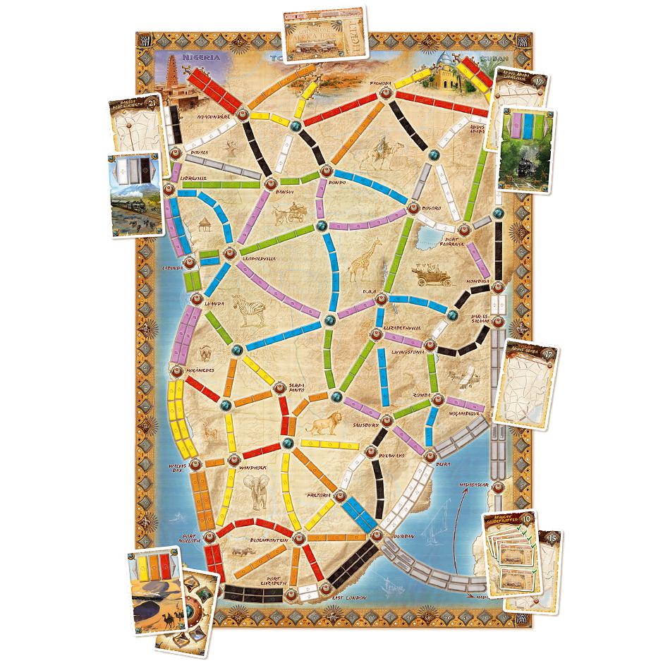 Ticket to Ride Map Collection: Volume 3 – The Heart of Africa