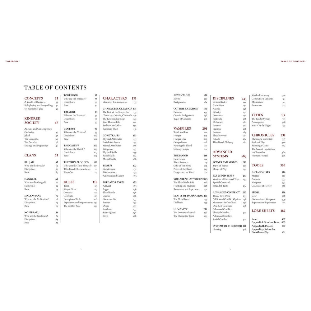 Vampire The Masquerade RPG: 5th Edition Core Rulebook