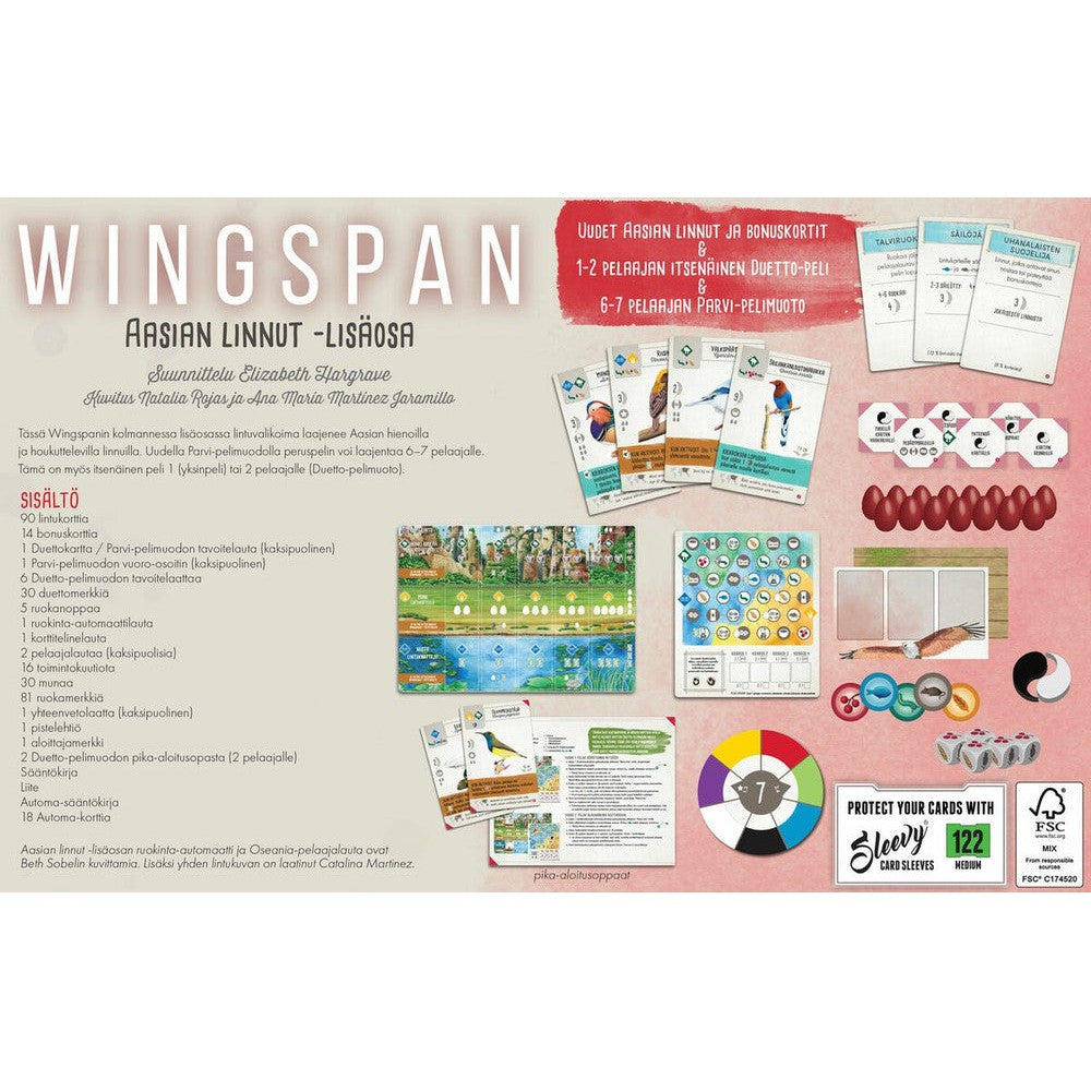 Wingspan - Aasian linnut (Suomi)