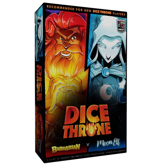 Dice Throne: Barbarian v. Moon Elf