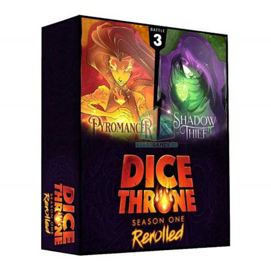 Dice Throne: Pyromancer v. Shadow Thief