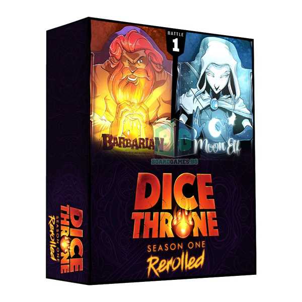 Dice Throne: Season One ReRolled - Barbarian v. Moon Elf
