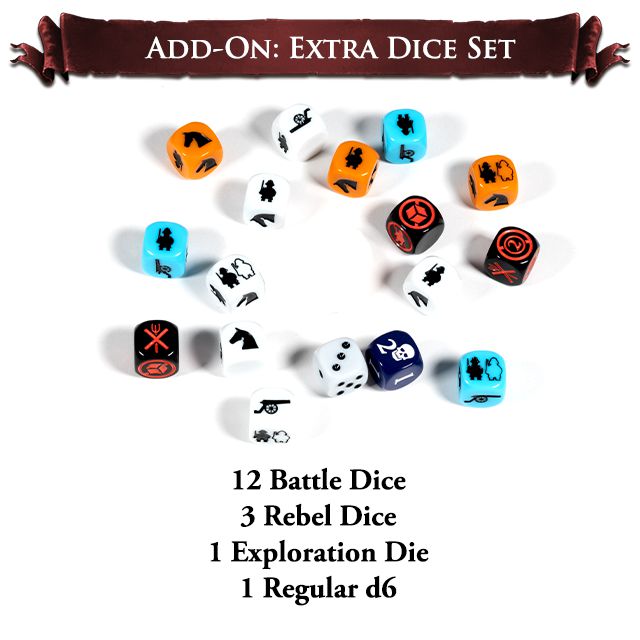 Europa Universalis Extra Dice Set