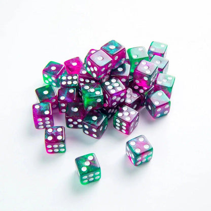 Galaxy Series Aurora D6 Dice Set 12 mm (36)