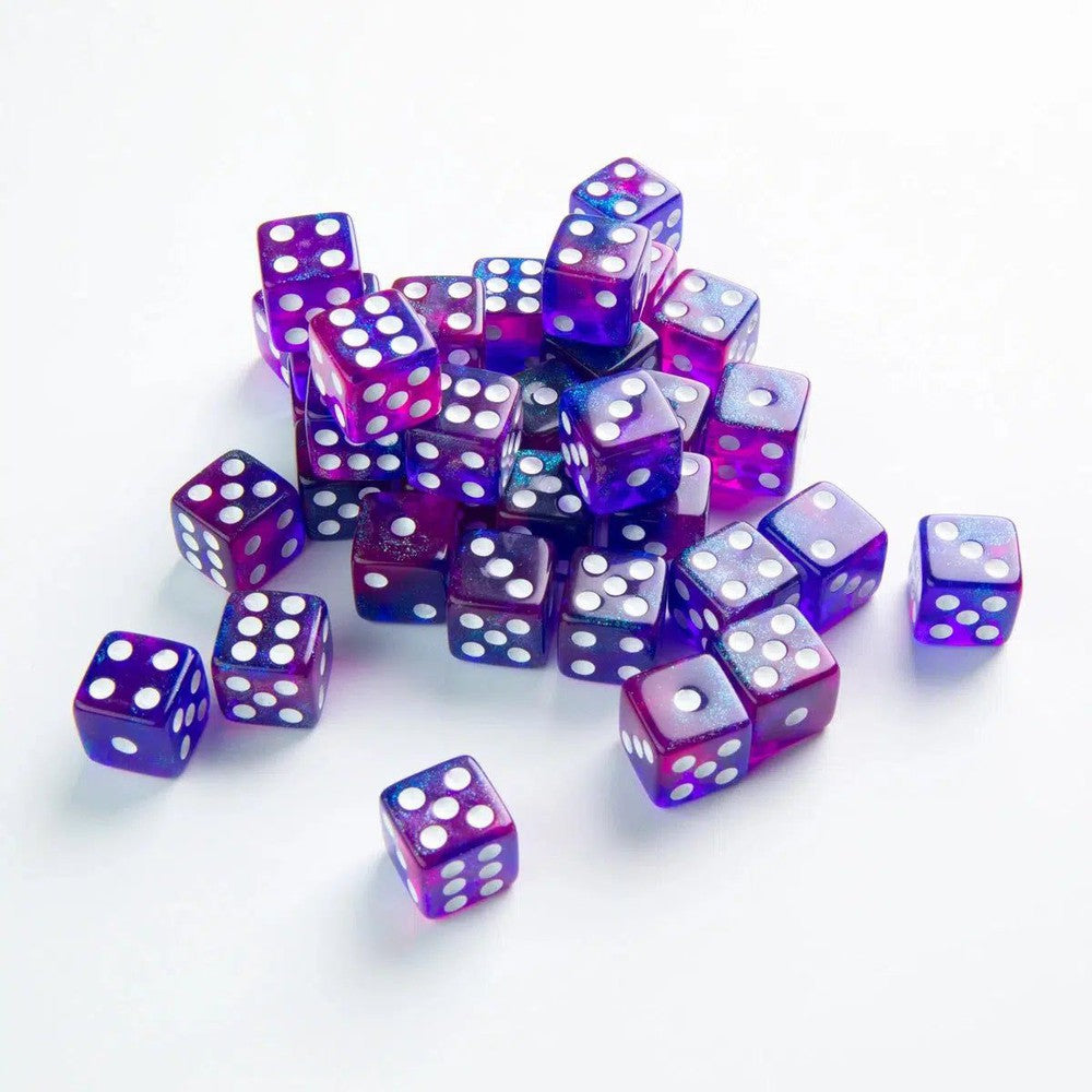 Galaxy Series Nebula D6 Dice Set 12 mm (36)