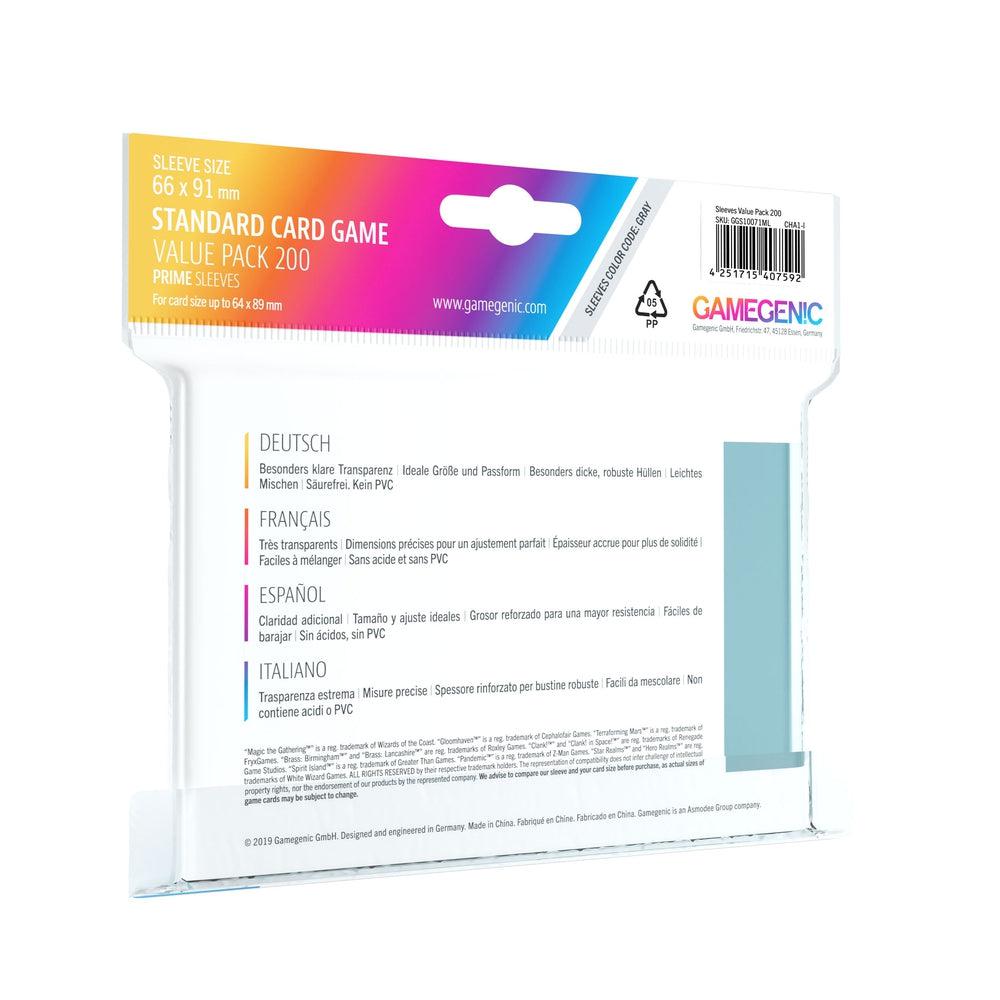 PRIME Standard Card Sleeves 66x91 mm Value Pack