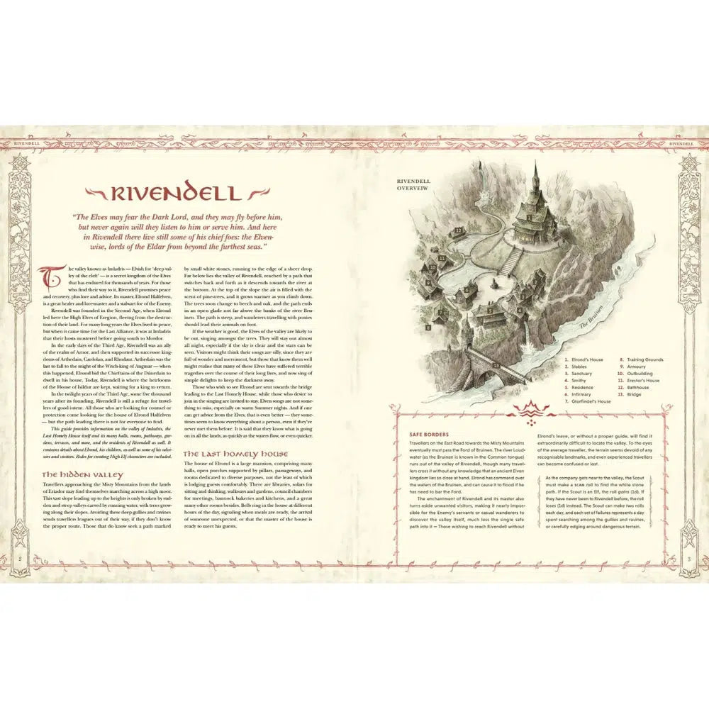 The One Ring RPG: Loremaster's Screen & Rivendell Compendium