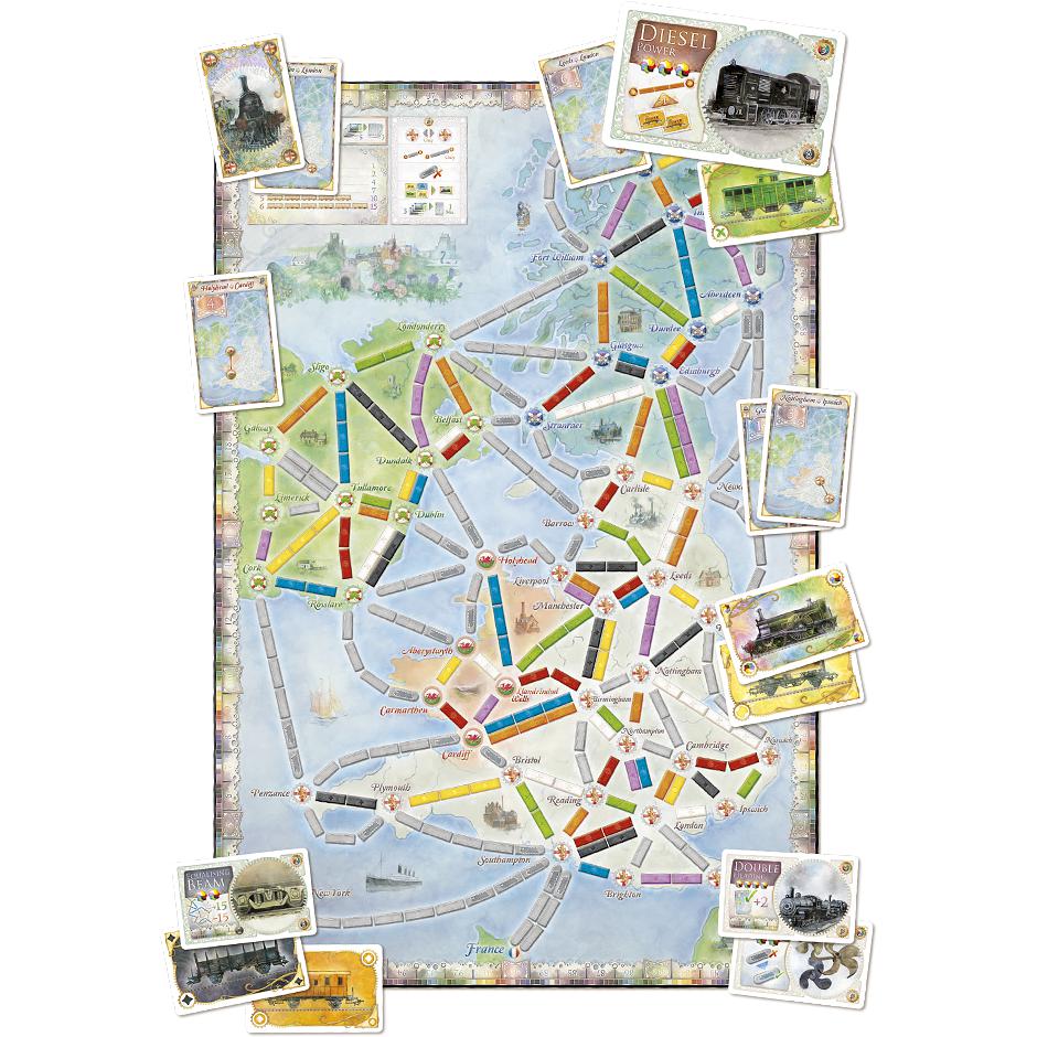 Ticket to Ride Map Collection: Volume 5 – United Kingdom & Pennsylvania