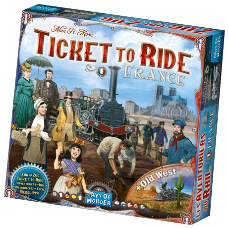 Ticket to Ride Map Collection: Volume 6 – France & Old West