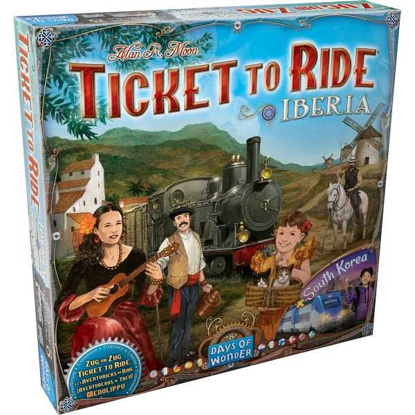 Ticket to Ride Map Collection: Volume 8 – Iberia & South Korea