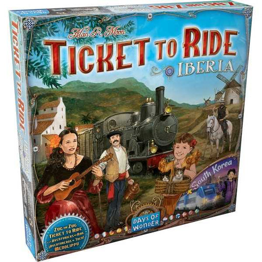 Ticket to Ride Map Collection: Volume 8 – Iberia & South Korea